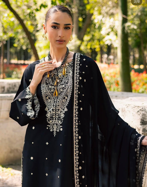 Lawn 3pce with chiffon duppta