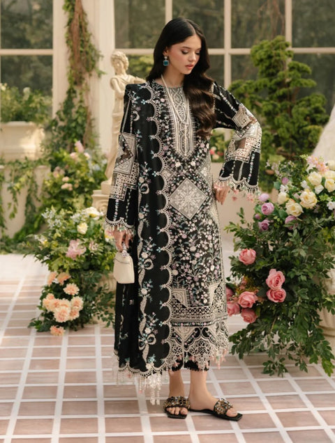 Lawn 3pce with khaadi net duppta