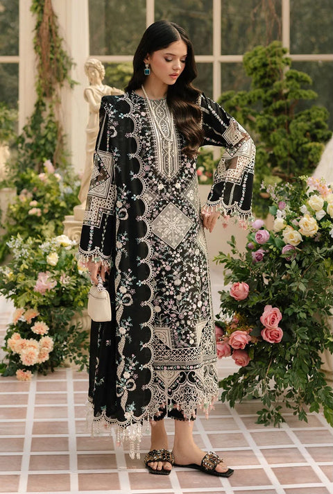 Lawn 3pce with khaadi net duppta