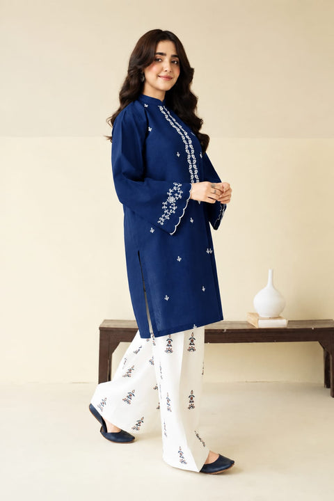 SAPPHIRE  Embroidered Dhanak 2 Piece.