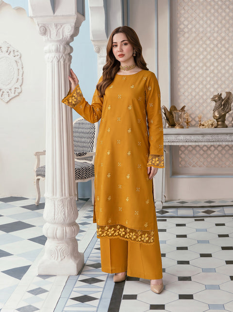 Dhanak Embroidered 2 Pcs Winter Collection.