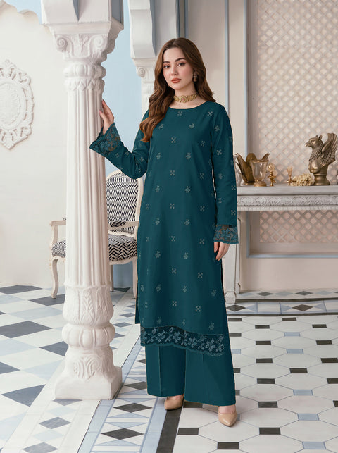 Dhanak Embroidered 2 PCs Winter Collection.