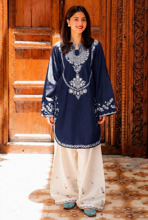 URGE SILK EMBROIDERED- 2 PC.