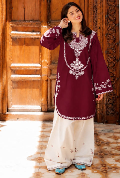 URGE SILK EMBROIDERED- 2 PC.